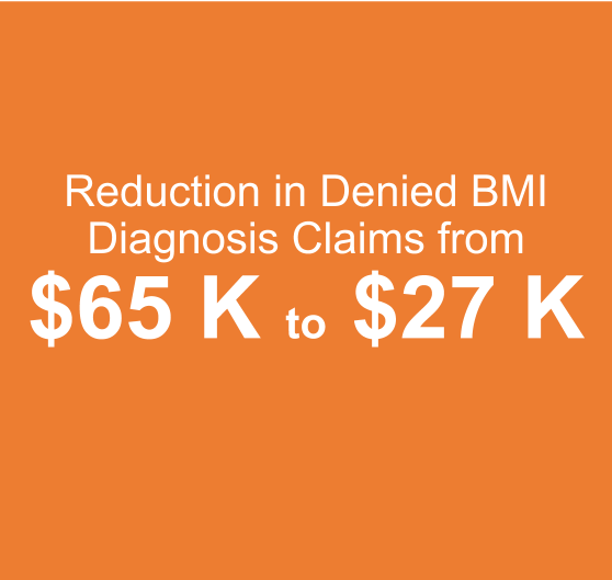 Case study: Physician education helps resolve BMI diagnosis claim denials