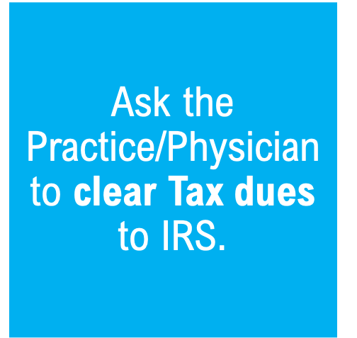 Results summary showing cleared IRS tax dues